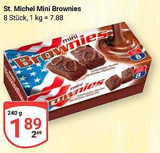 St. Michel Mini Brownies