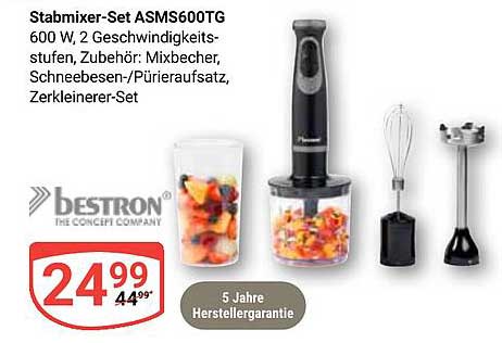 Stabmixer-Set ASMS600TG
