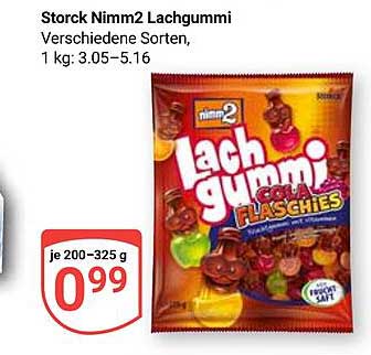 Storck Nimm2 Lachgummi