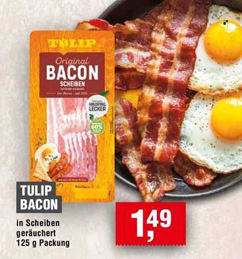 TULIP Bacon Scheiben, geräuchert, 125 g