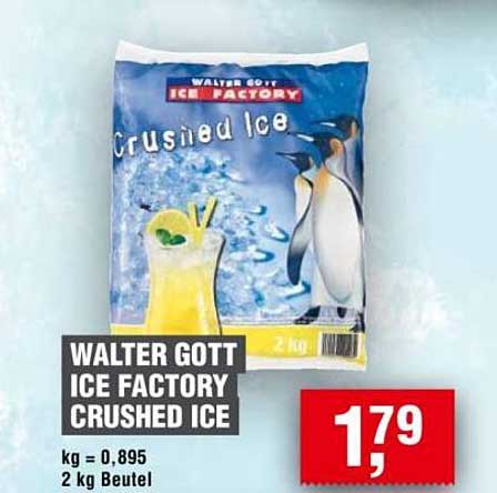 WALTER GOTT ICE FACTORY CRUSHED ICE 2 kg