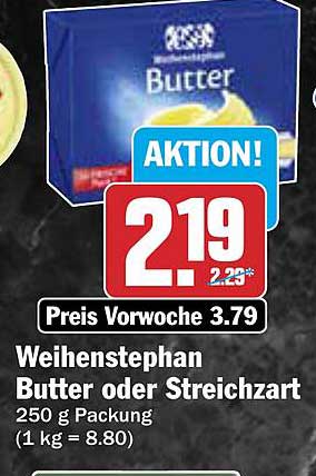 Weihenstephan Butter oder Streichzart 250 g