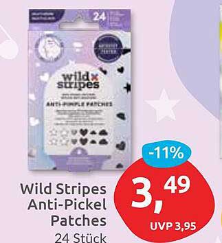 Wild Stripes Anti-Pickel Patches 24 Stück