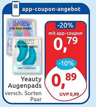 Yeauty Augenpads – verschiedene Sorten