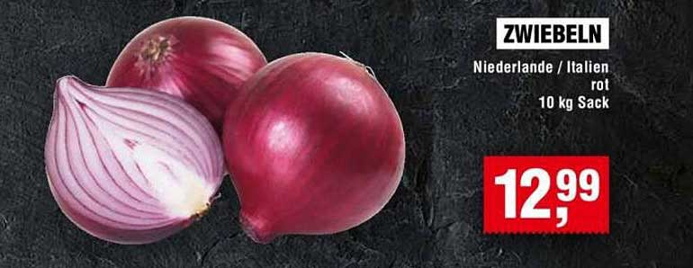 Zwiebeln - Niederlande / Italien rot 10 kg Sack
