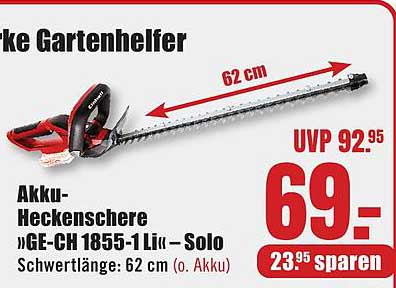 Akku-Heckenschere »GE-CH 1855-1 Li« – Solo