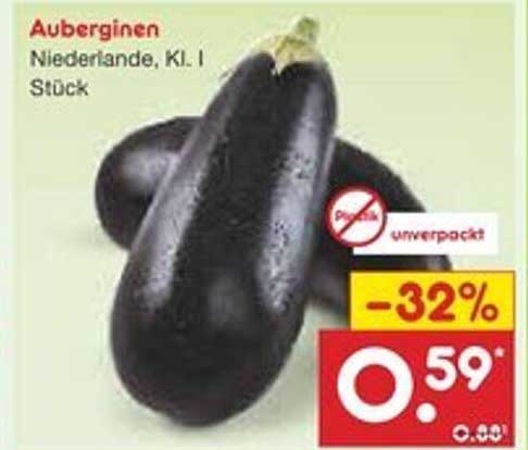 Auberginen Niederlande, Kl. I Stück