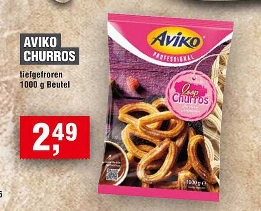AVIKO Churros tiefgefroren 1000 g Beutel