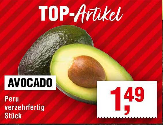 AVOCADO Peru verzehrfertig Stück