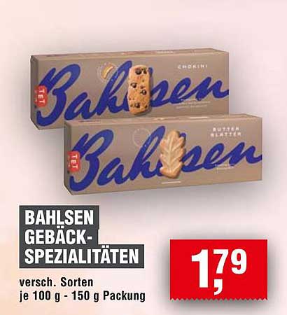 Bahlsen Gebäck-Spezialitäten