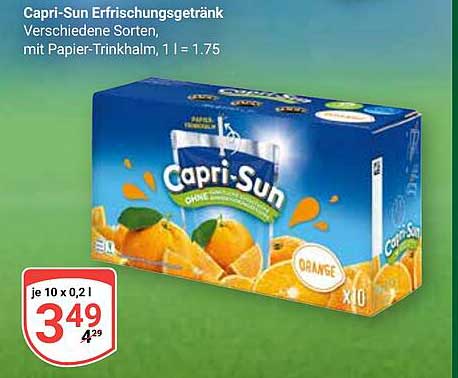 Capri-Sun Erfrischungsgetränk - Verschiedene Sorten