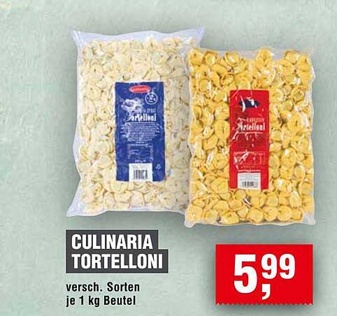 CULINARIA TORTELLONI 1 kg Beutel – Verschiedene Sorten
