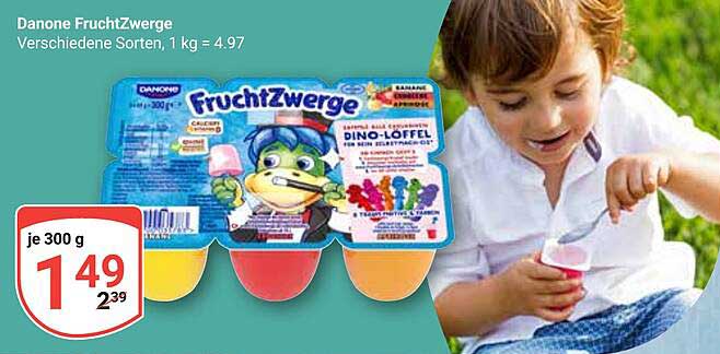 Danone FruchtZwerge - Verschiedene Sorten