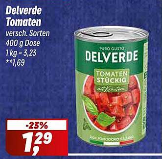 Delverde Tomaten 400 g Dose - Verschiedene Sorten