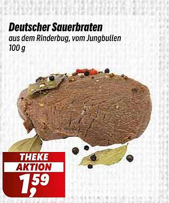 Deutscher Sauerbraten aus dem Rinderbug, vom Jungbullen 100 g
