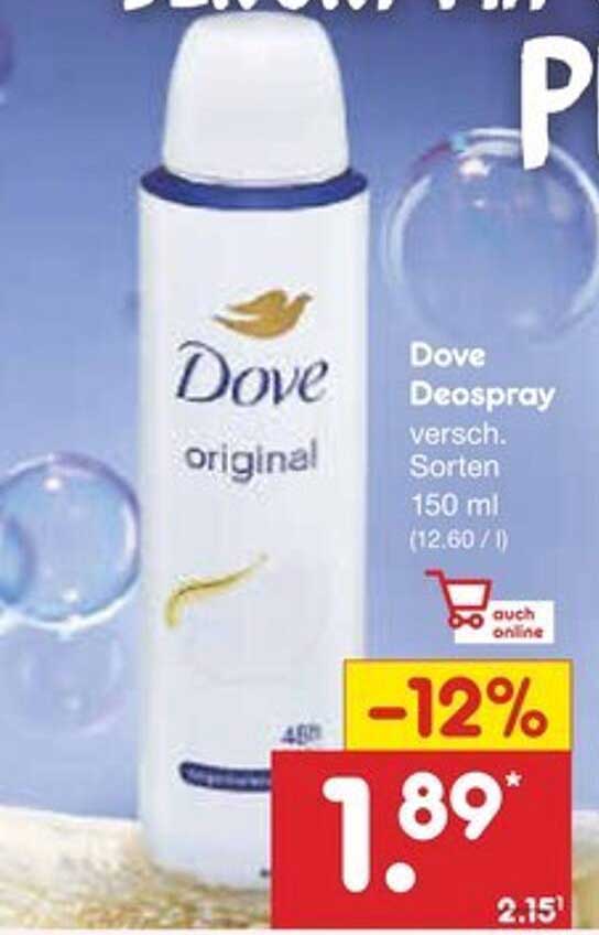 Dove Deospray verschieden Sorten 150 ml
