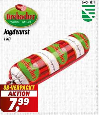 Drehbacher Jagdwurst 1 kg - Aktion