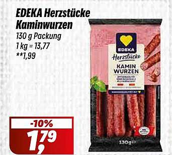 EDEKA Herzstücke Kaminwürzen 130 g - Jetzt günstig sichern!