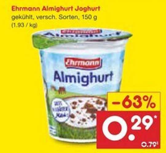 Ehrmann Almighurt Joghurt, 150 g