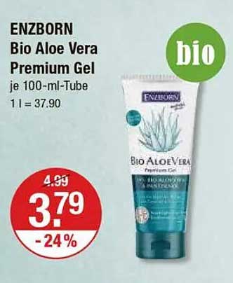 ENZBORN Bio Aloe Vera Premium Gel je 100-ml-Tube