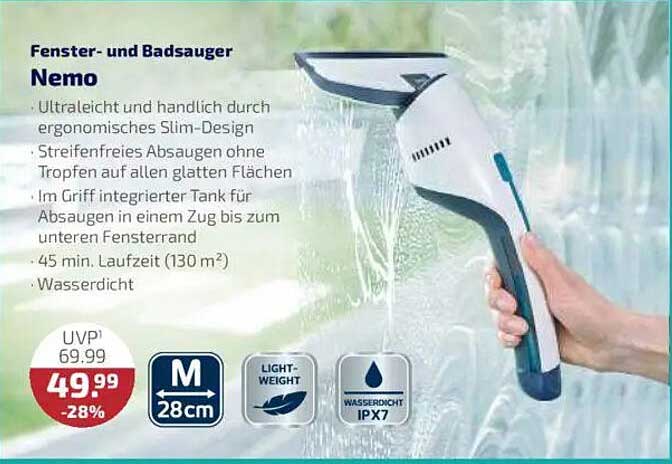 Fenster- und Badsauger Nemo