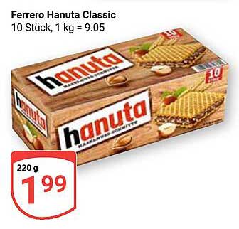 Ferrero Hanuta Classic 220 g