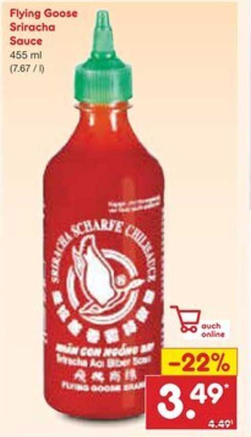 Flying Goose Sriracha Sauce 455 ml