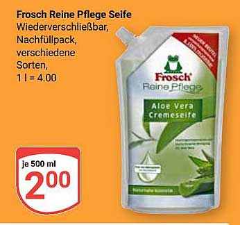 Frosch Reine Pflege Seife - Nachfüllpack Aloe Vera