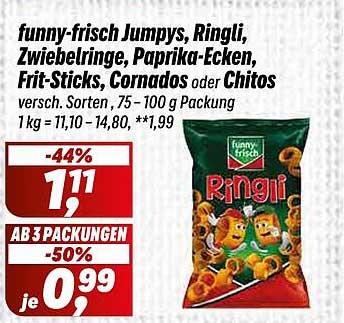 Funny-frisch Ringli, verschiedene Sorten – jetzt zum Sparpreis!