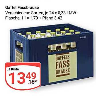 Gaffel Fassbrause – frisch und spritzig!