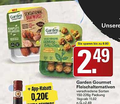 Garden Gourmet Fleischalternativen