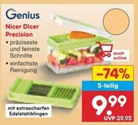 Genius Nicer Dicer Precision - 5-teilig Set