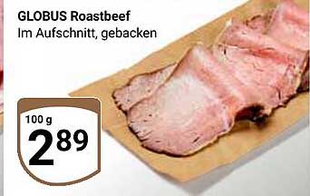 GLOBUS Roastbeef im Aufschnitt, gebacken