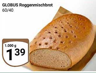 GLOBUS Roggenmischbrot 60/40