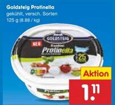 Goldsteig Protinella - gekühlt, verschiedene Sorten 125 g