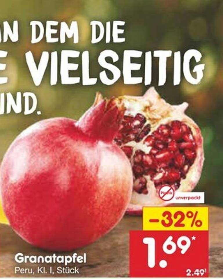 Granatapfel Peru, Kl. I, Stück