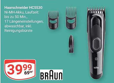 Haarschneider HC5530 von Braun