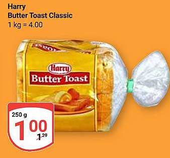 Harry Butter Toast Classic 250 g
