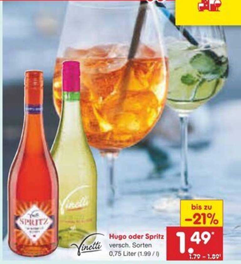 Hugo oder Spritz – verschiedene Sorten