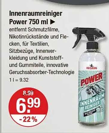 Innenraumreiniger Power 750 ml