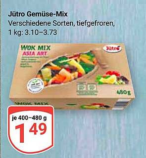 Jütro Gemüse-Mix - Verschiedene Sorten, tiefgefroren