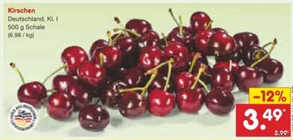 Kirschen, Deutschland, Kl. I, 500 g Schale