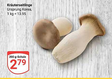 Kräuterseitlinge - Frisch aus Korea