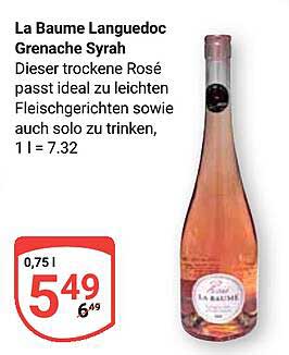 La Baume Languedoc Grenache Syrah - Trockener Rosé