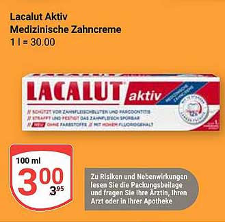 Lacalut Aktiv Medizinische Zahnpasta