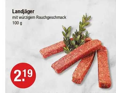 Landjäger mit würzigem Rauchgeschmack 100 g