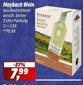 Maybach Wein aus Deutschland