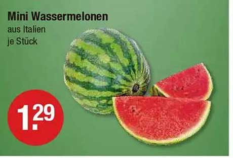 Mini Wassermelonen aus Italien je Stück
