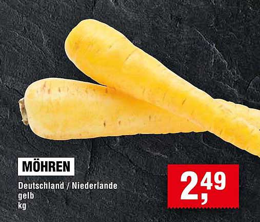 Möhren Deutschland / Niederlande gelb kg