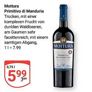 Mottura Primitivo di Manduria 0,75 l